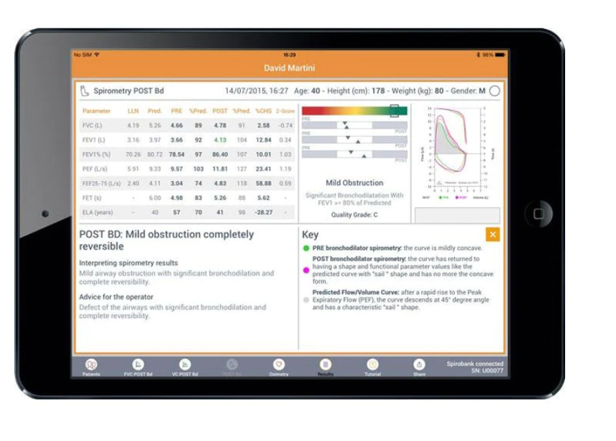 MIR Spirobank II Smart BLE